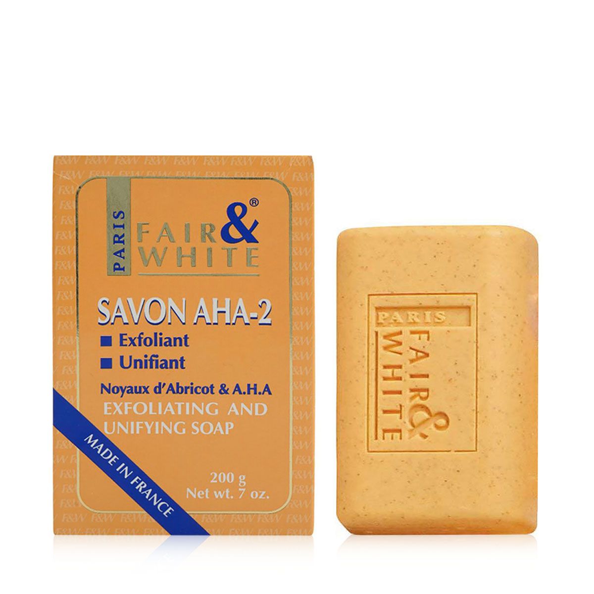 FAIR&WHITE ORIGINAL AHA2 EXFOLIATING AND UNIFYING SOAP